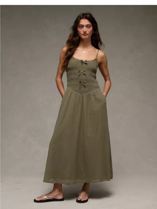 American Eagle Outfitters Dresses & Skirts - American Eagle Bella Bow Midi Dress